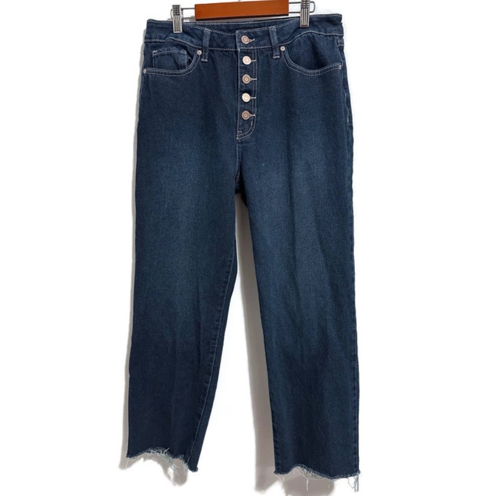 High-Waisted Button-Fly Jeans